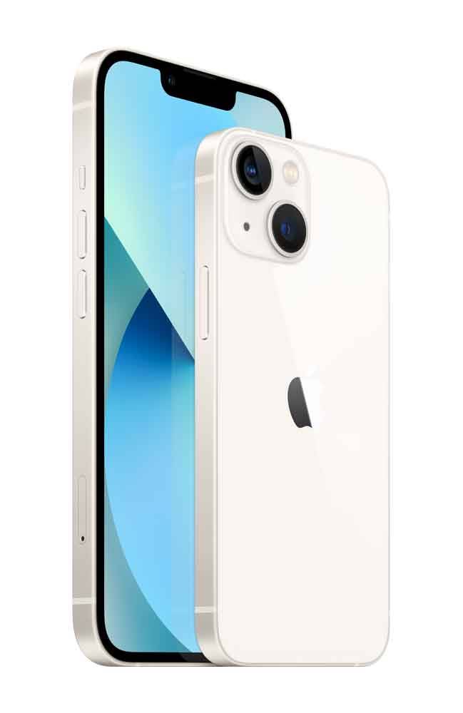 Apple iPhone 13 mini 13,7 cm (5.4'' ) Dual-SIM iOS 15 5G 512 GB Weiß (MLKC3ZD/A)