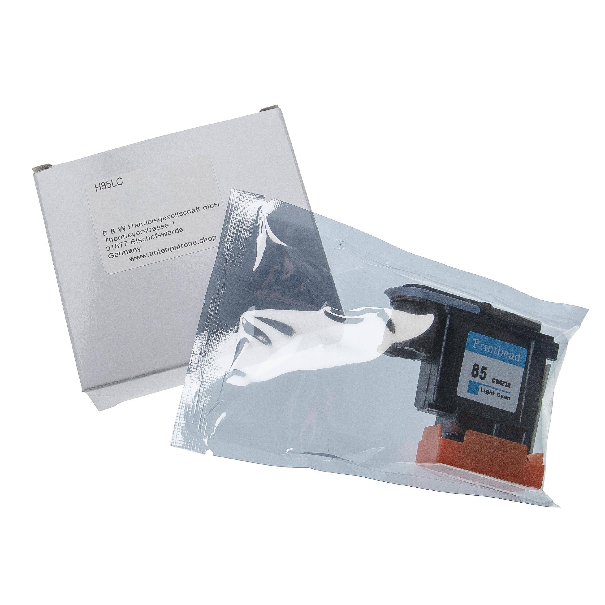 vhbw Druckkopf kompatibel mit HP DesignJet 130, 120, 10PS, 50PS, 90, 20PS, 30 Drucker - light cyan 5,1 cm breit refurbished
