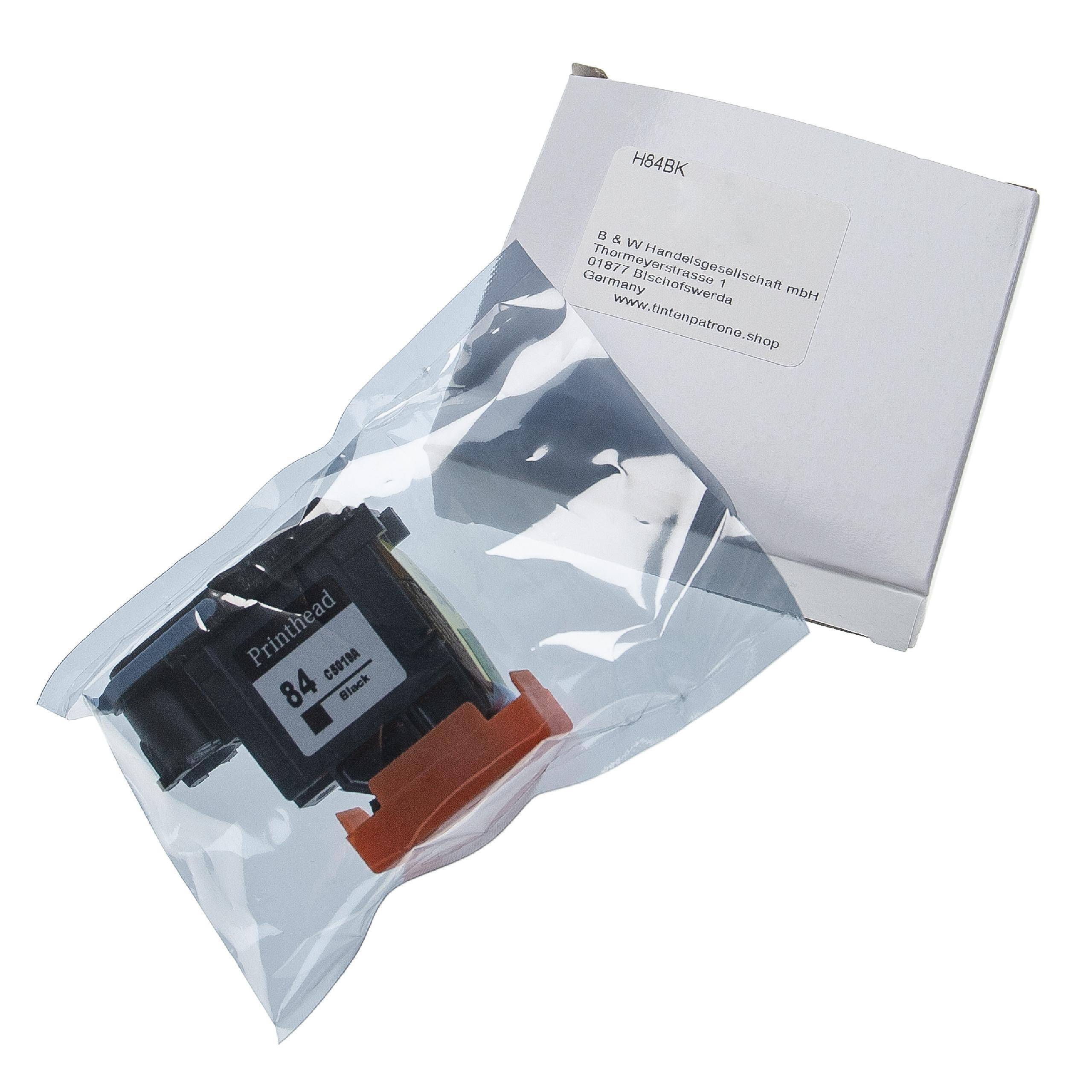 vhbw Druckkopf kompatibel mit HP DesignJet 10PS, 20PS, 50PS, 30, 90, 120, 130 Drucker - schwarz refurbished