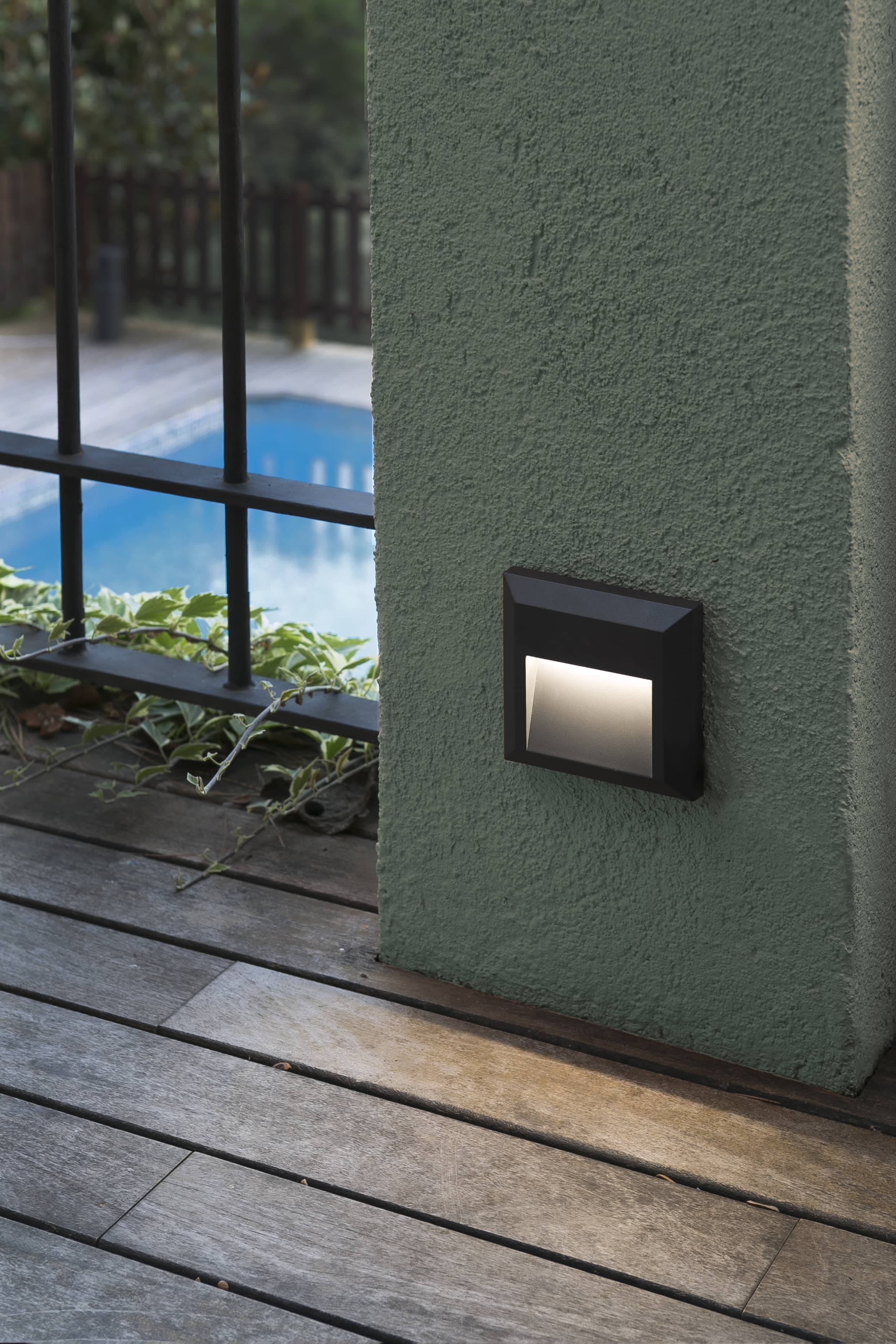 LED Außen Wandleuchte Grant Square