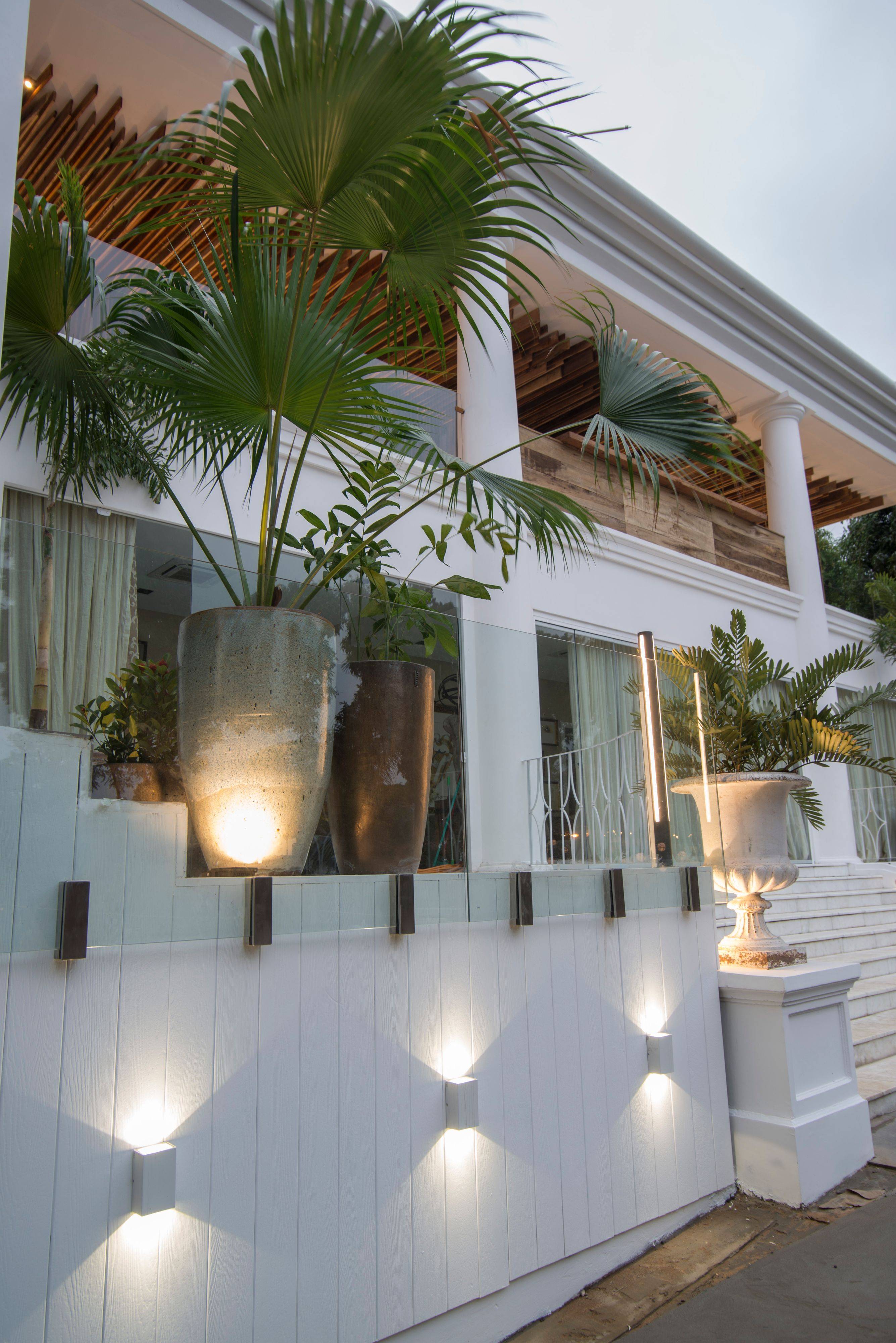 LED Außen Wandleuchte Ling Weiß