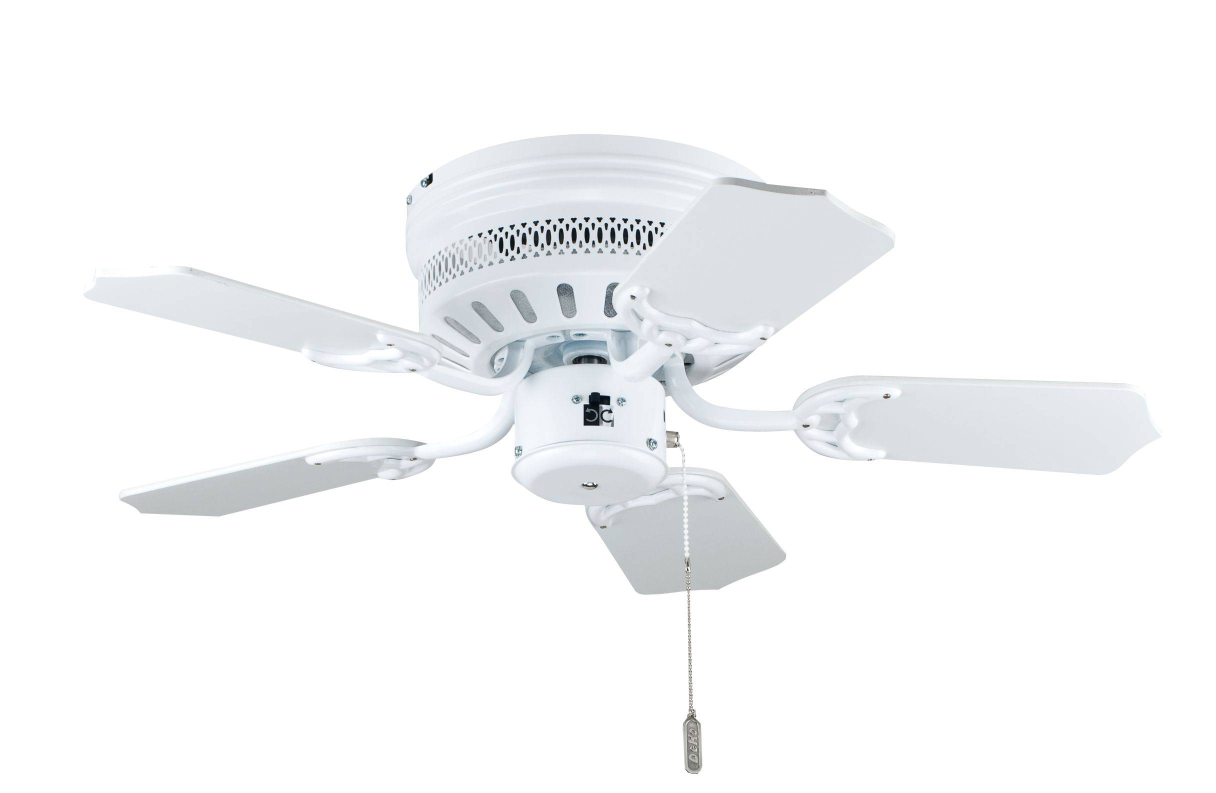 Deckenventilator White Liane 75 cm mit Zugkette