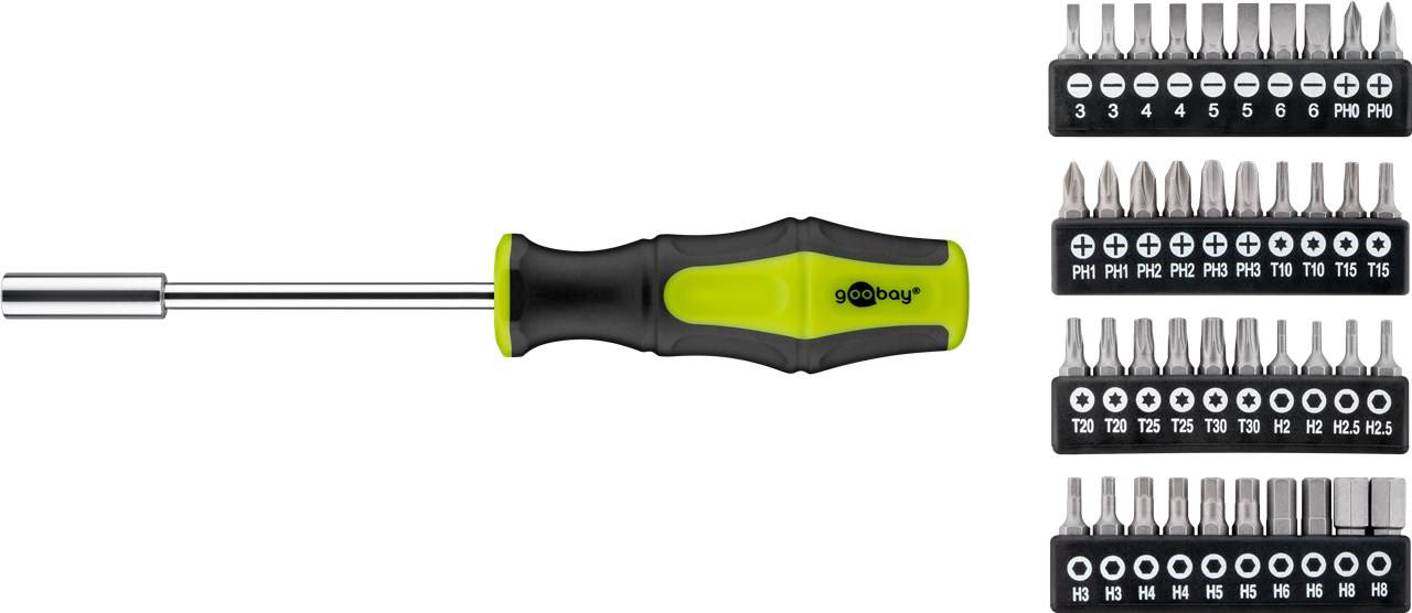 goobay Schraubendreher Koffer 58tlg.