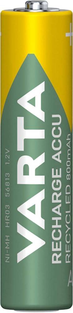 10 Stk. Varta Cons.Varta Recharge Accu Recycled AAA 56813 Bli.2