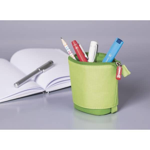 Etui und Stiftkeköcher grün