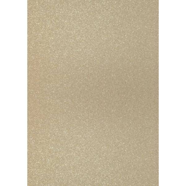 Glitterkarton A4 360g/qm hellgold