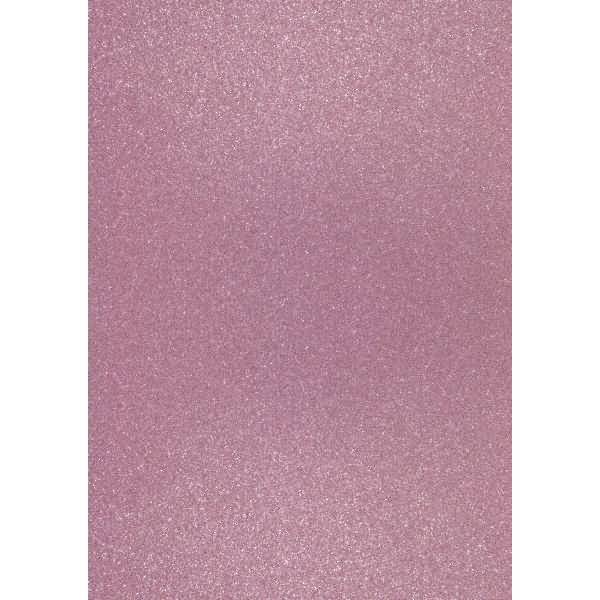 Glitterkarton A4 360g/qm hellrosa