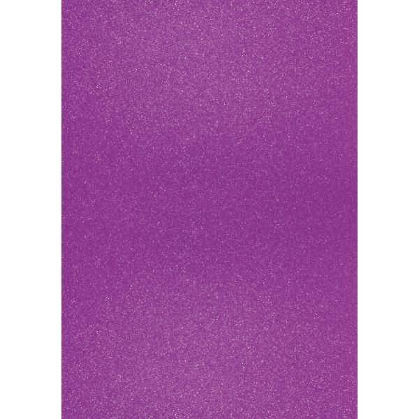 Glitterkarton A4 360g/qm violett