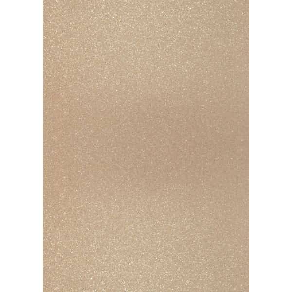 Glitterkarton A4 360g/qm sand