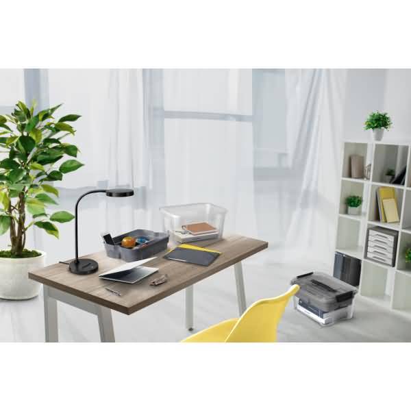 Aufbewahrungsbox combi-box 18l transparent/grau