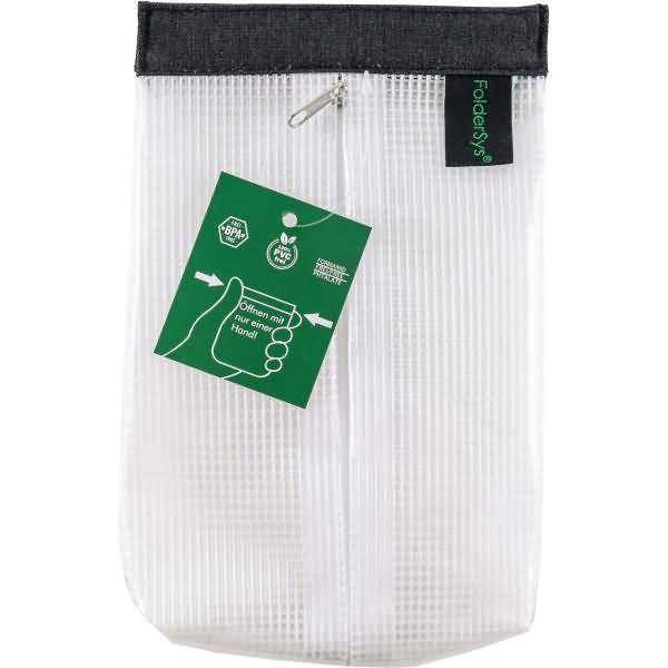 SnapBag A6 schwarz/transparent