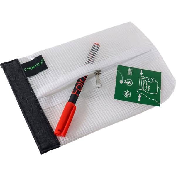 SnapBag A6 schwarz/transparent