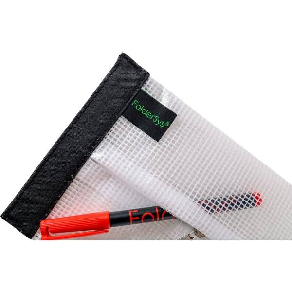 SnapBag A6 schwarz/transparent