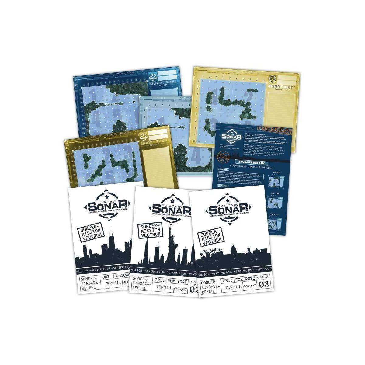 90006G - Captain Sonar: Mission Vectrum (Mini-Erweiterung)