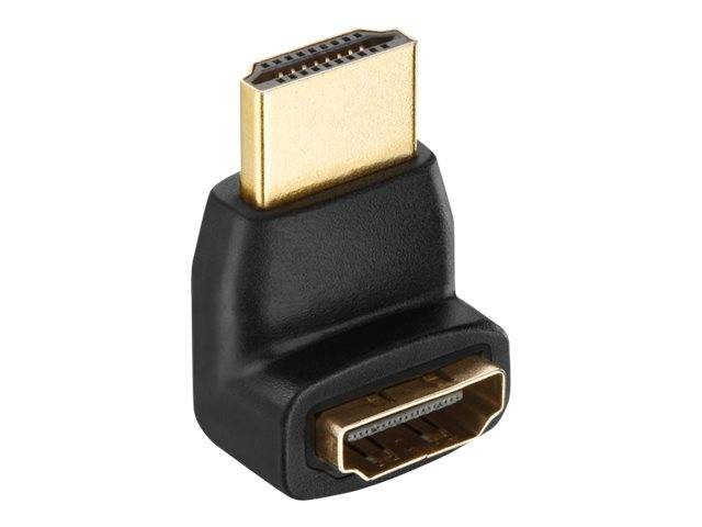 Helos - HDMI-Adapter - HDMI männlich zu HDMI weiblich gewinkelt