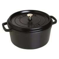 STAUB Gusseisen FR, rund, 28 cm, Schwarz Staub/La Cocotte