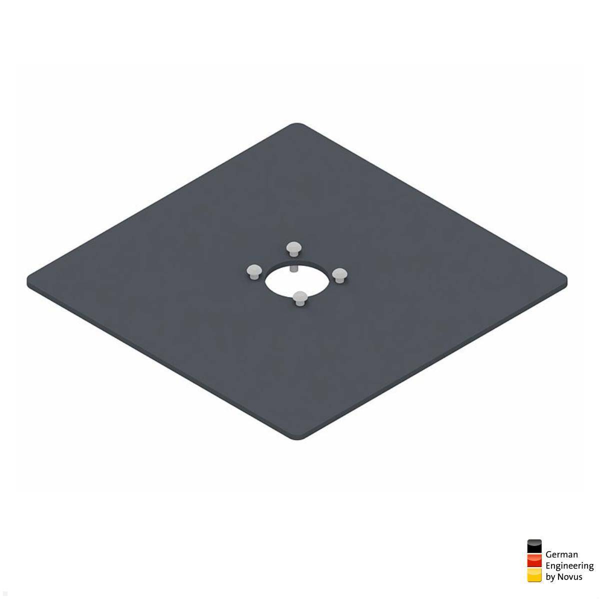 Novus Zubehör POS Standfuß-Platte 360x360 mm (795+1705+003), schwarz