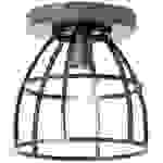 BRILLIANT Lampe Matrix Deckenleuchte 1flg schwarz antik | 1x A60, E27, 60W, g.f. Normallampen n. ent. | Für LED-Leuchtmittel geeignet | Dimmbar bei