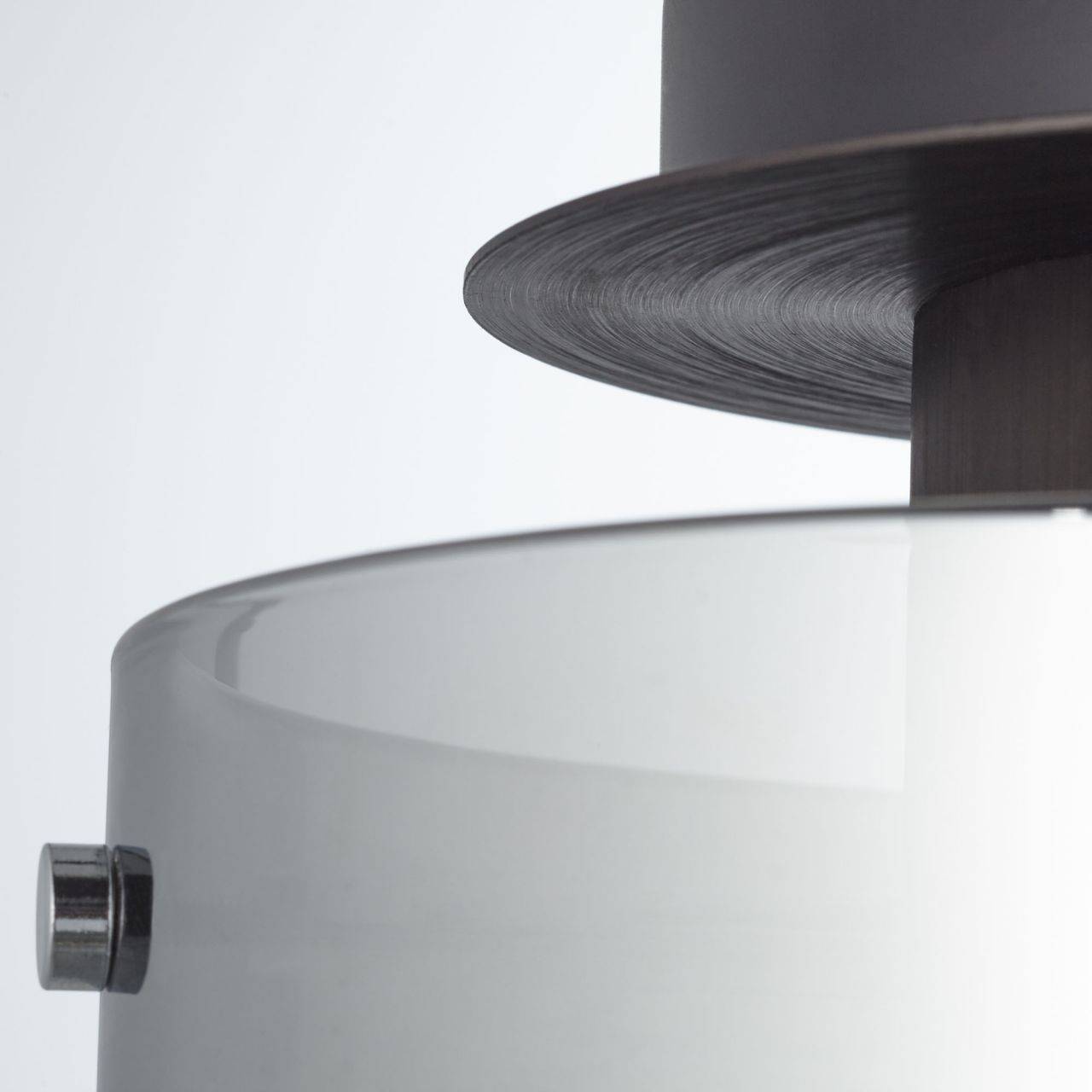 BRILLIANT Lampe Beth Deckenleuchte 20cm Kaffee/rauchglas | 1x A60, E27, 60W, g.f. Normallampen n. ent. | Für LED-Leuchtmittel geeignet | Dimmbar bei