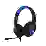 SADES Shaman SA-724 Gaming Headset, schwarz/blau, USB, kabelgebunden, Stereo, Over Ear, PC, PST, XBox, Nintendo Switch,