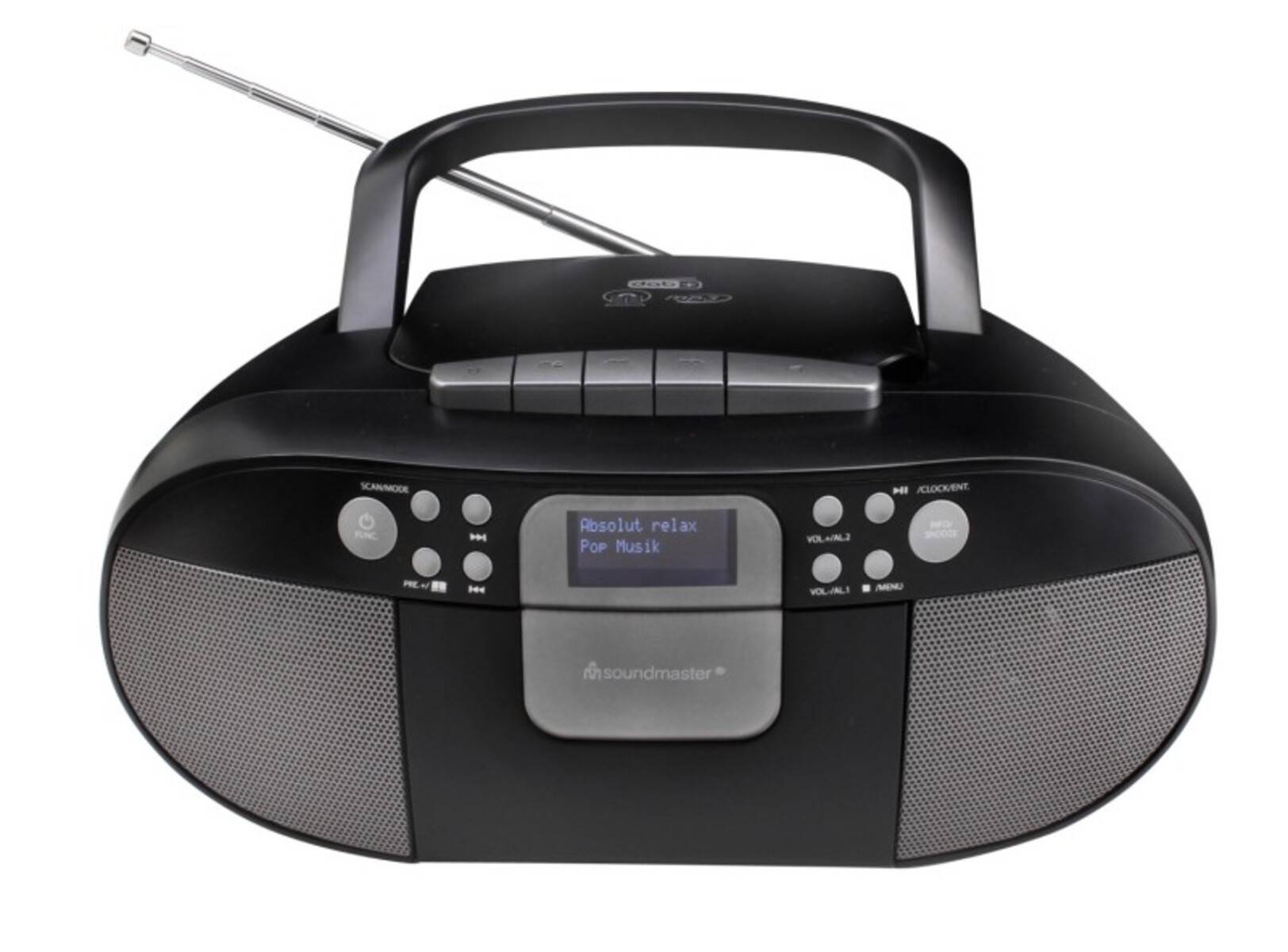 Soundmaster DAB+/CD Boombox SCD7800SW sw