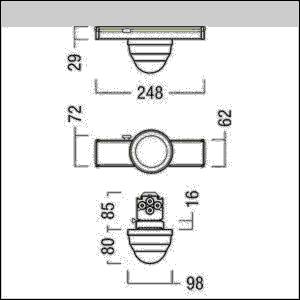 Zumtobel Group Bewegungssensor ED-PST TEC-GP SRIP54