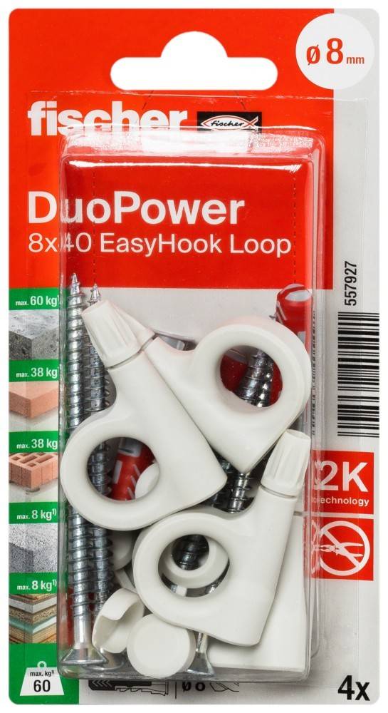 Fischer Deutschl. Haken EasyHook DuoPower 557927