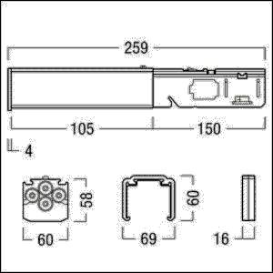 Zumtobel Group Ausspeisung TECTON TA WH IP64