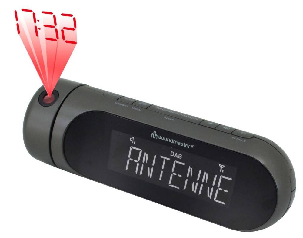 Soundmaster DAB+/UKW Uhrenradio UR6700AN sw