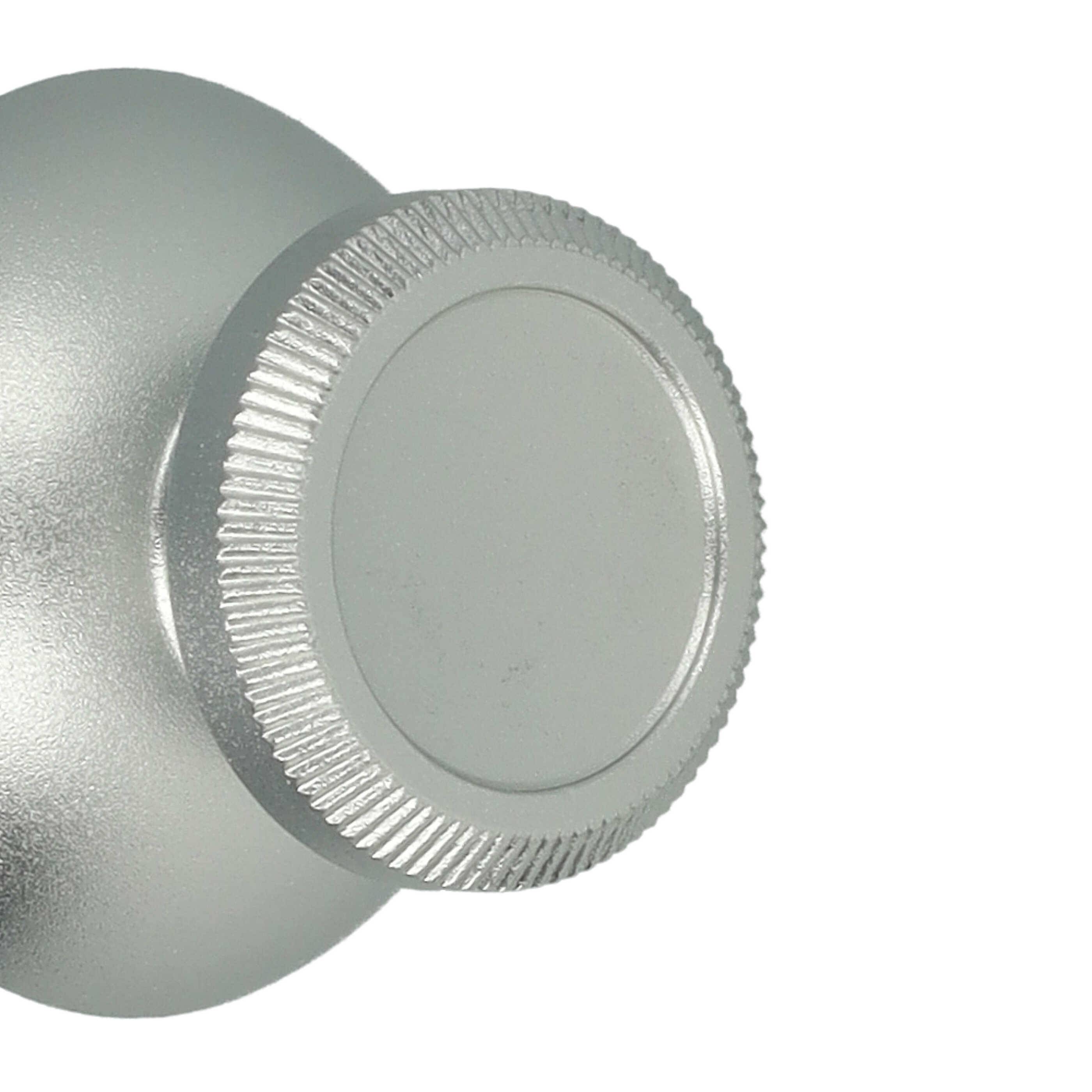 vhbw 2x Thumbsticks kompatibel mit Microsoft XBox One Controller - Joystick Kappen, Aluminium, Silber