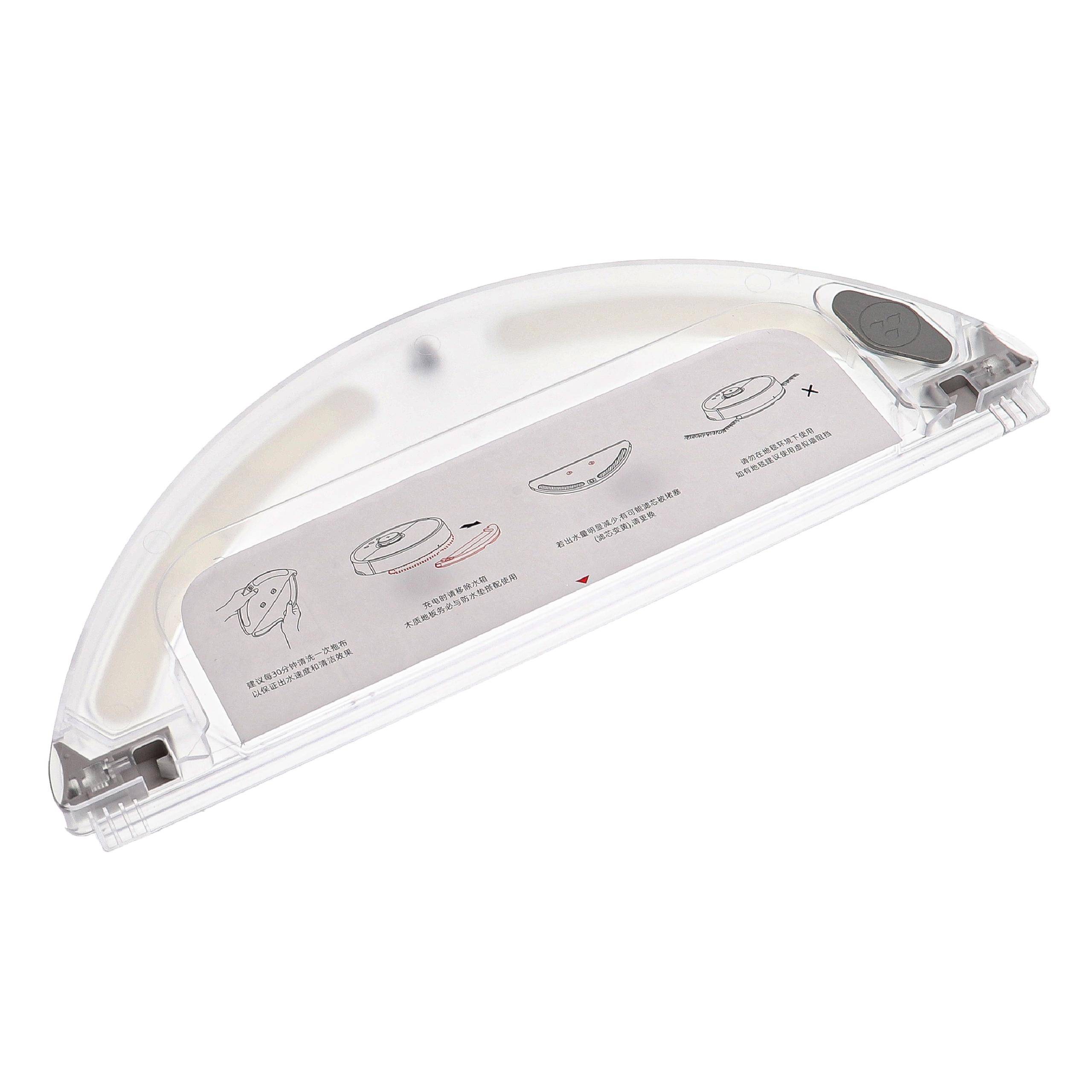 vhbw Wassertank kompatibel mit Xiaomi Roborock S51, S55, S50 Saugroboter - 150 ml, Transparent