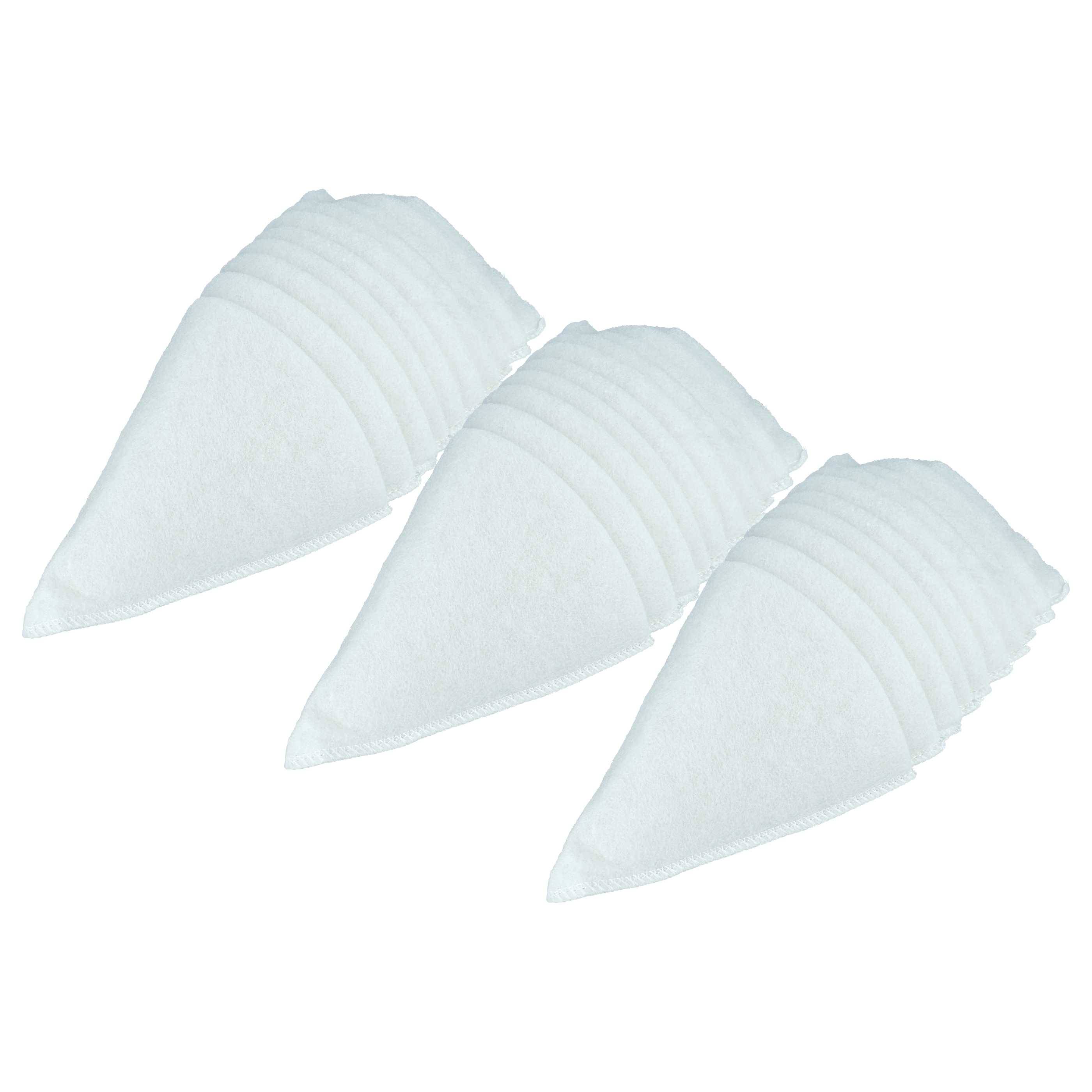 vhbw 30x Kegelfilter Ersatz für Zehnder 990320031 für Lüftungsanlage - Abluftfilter G4, DN 100 Weiß