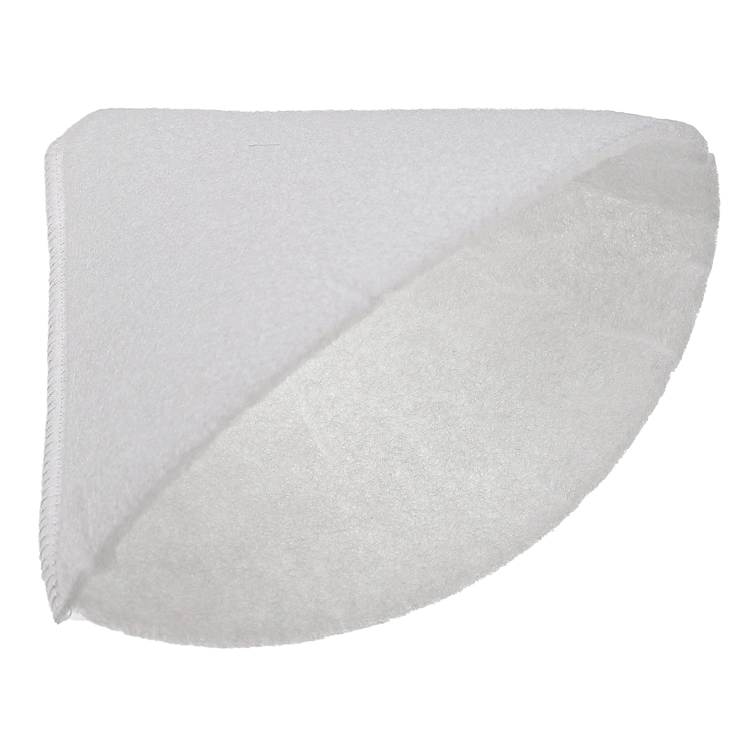 vhbw 20x Kegelfilter kompatibel mit Zehnder STB 125 Lüftungsanlage - Abluftfilter G4, DN 125 Weiß
