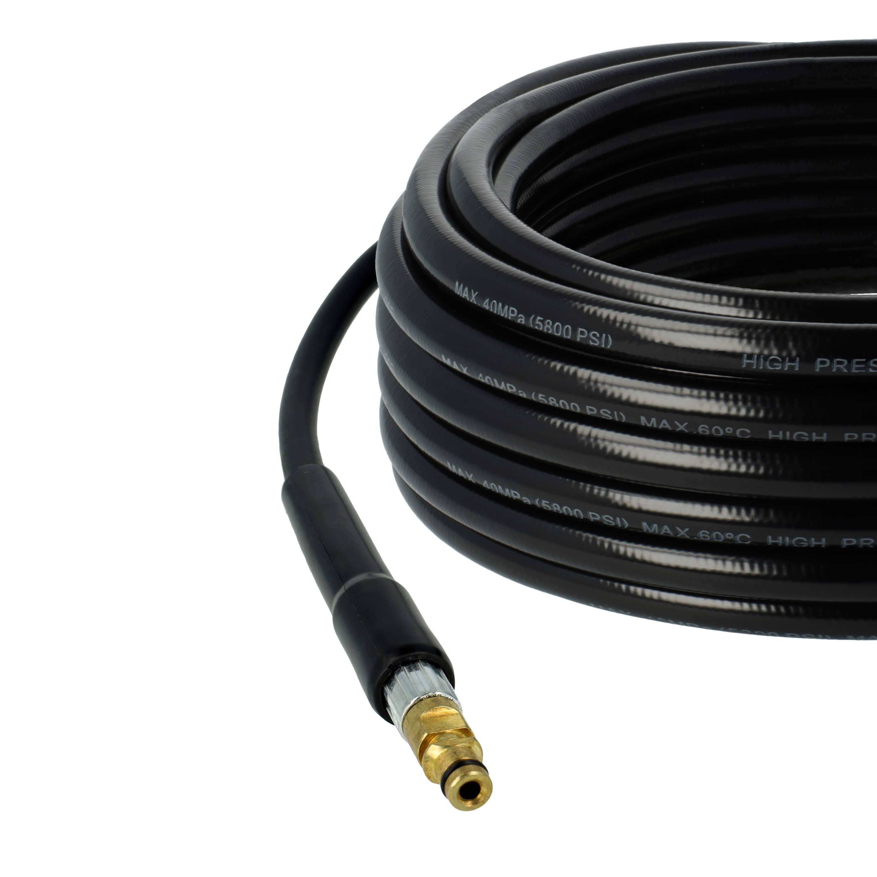 vhbw 15m Hochdruckschlauch kompatibel mit Kärcher K 4.200 T250 *GB, K 4.450 *CN, K 4.450 *MX Hochdruckreiniger - Messinggewinde