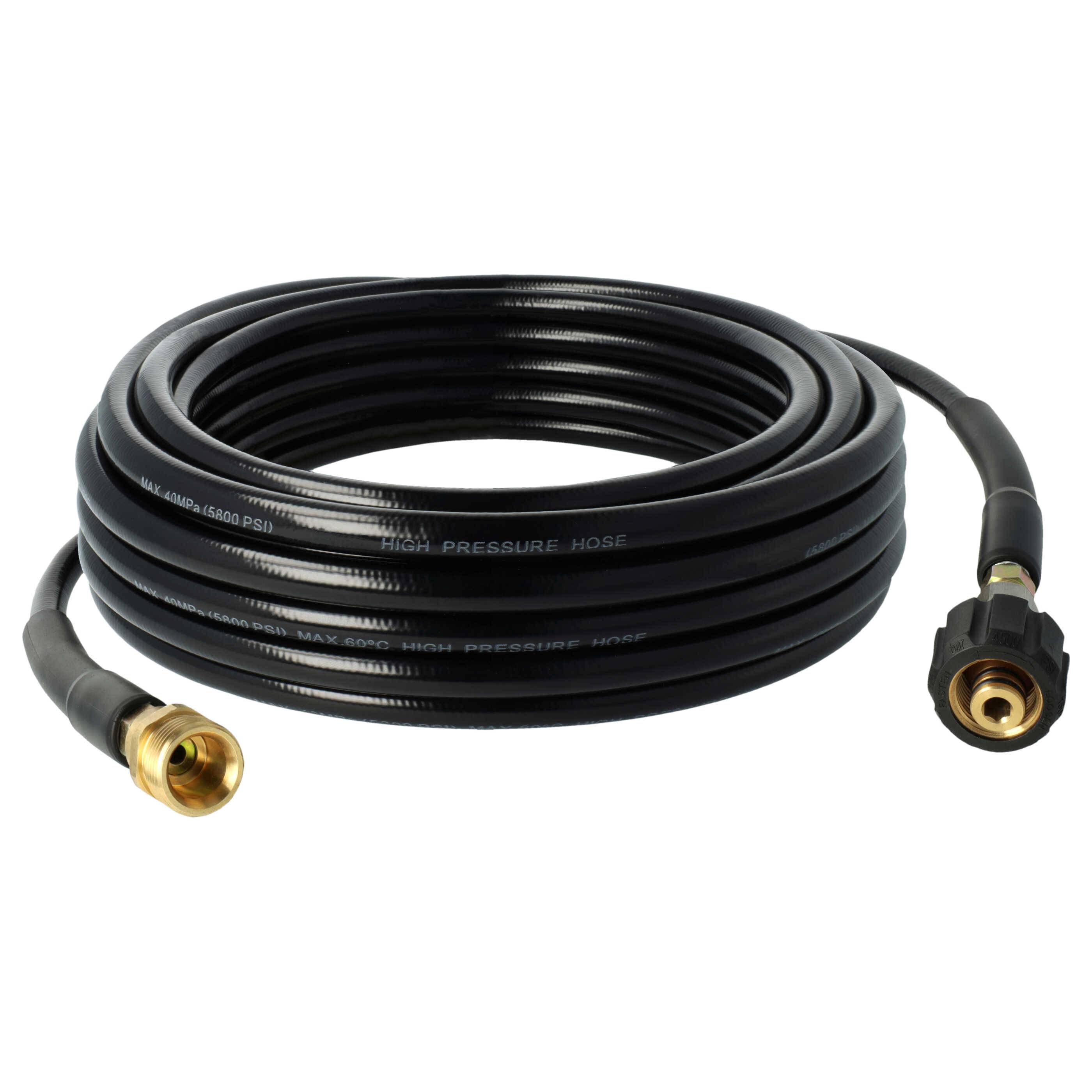 vhbw 10 m Verlängerungsschlauch kompatibel mit Kärcher K 6.91 MD T 300 | K 6.91 MD, K7 Hochdruckreiniger mit M22 x 1,5 Gewindeanschluss Schwarz