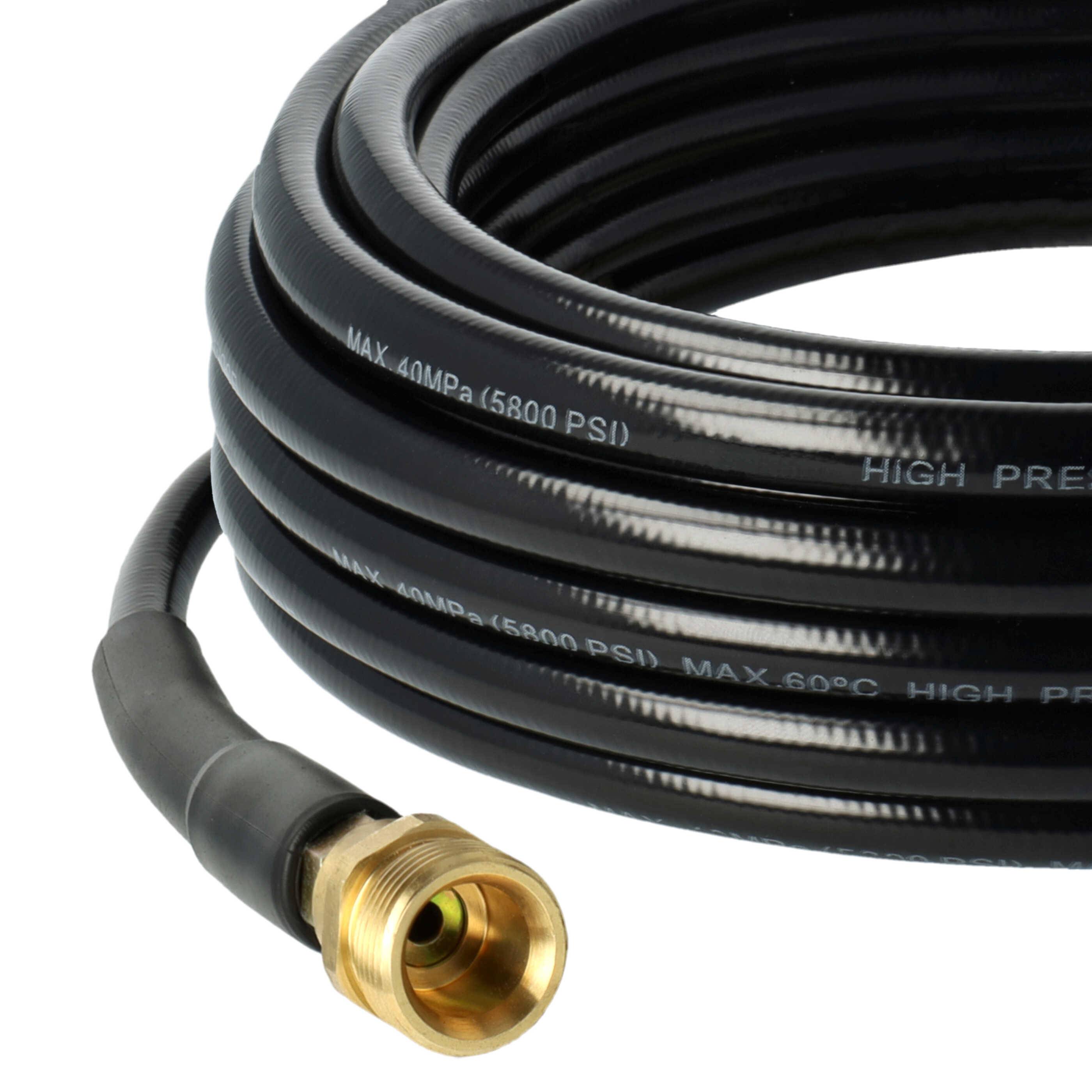 vhbw 10 m Verlängerungsschlauch kompatibel mit Kärcher K4 | K 330 M, K 300M-PL-HORNBACH Hochdruckreiniger mit M22 x 1,5 Gewindeanschluss Schwarz