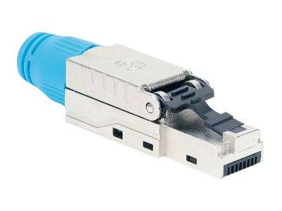 Intellinet Cat8.1 40G Shielded Toolless RJ45 Modular Field Termination Plug, For Easy and Quick High-quality Cable Assembly, Ideal for Data Centers