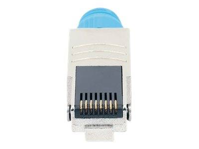 Intellinet Cat8.1 40G Shielded Toolless RJ45 Modular Field Termination Plug, For Easy and Quick High-quality Cable Assembly, Ideal for Data Centers