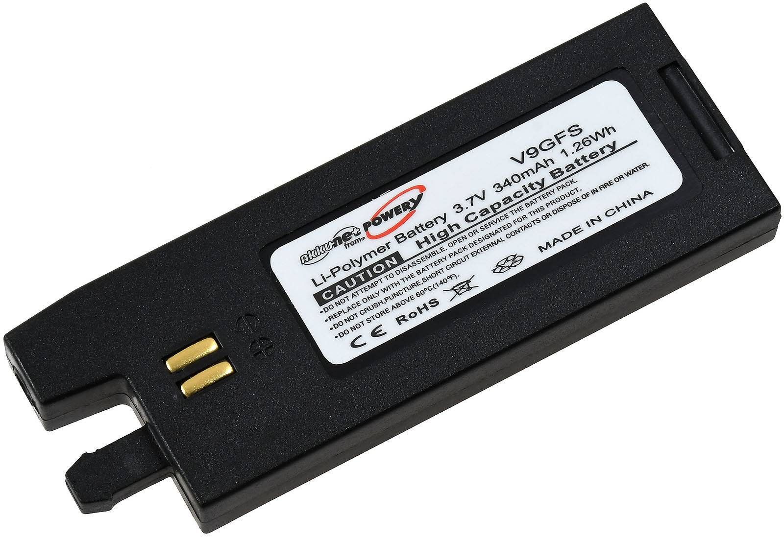 Powery Akku passend für Tuning-System Gibson G-Force, Tronical G-Force E-tune, Typ GBP452050 u.a., 3,7V, Li-Polymer