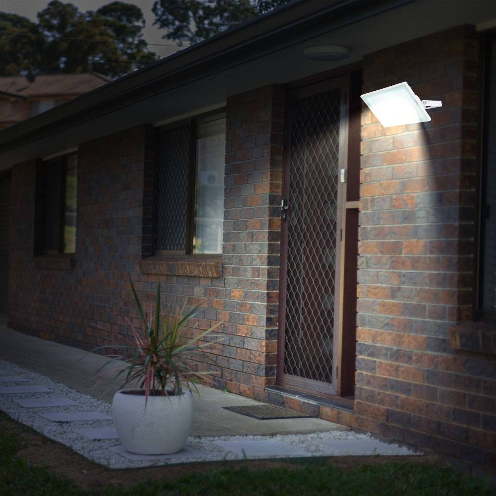 LED Außenleuchte IP65 1x LED á 45W inkl. weiß Glas Alu Druckguss 45 Watt klar