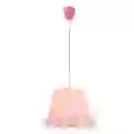Pendel Lampe Spiel Kinder Zimmer Decken Textil Schirm Mädchen Hänge Leuchte pink Pendel Lampe Spiel Kinder Zimmer Decken Textil Schirm Mädchen Hänge Leuchte pink