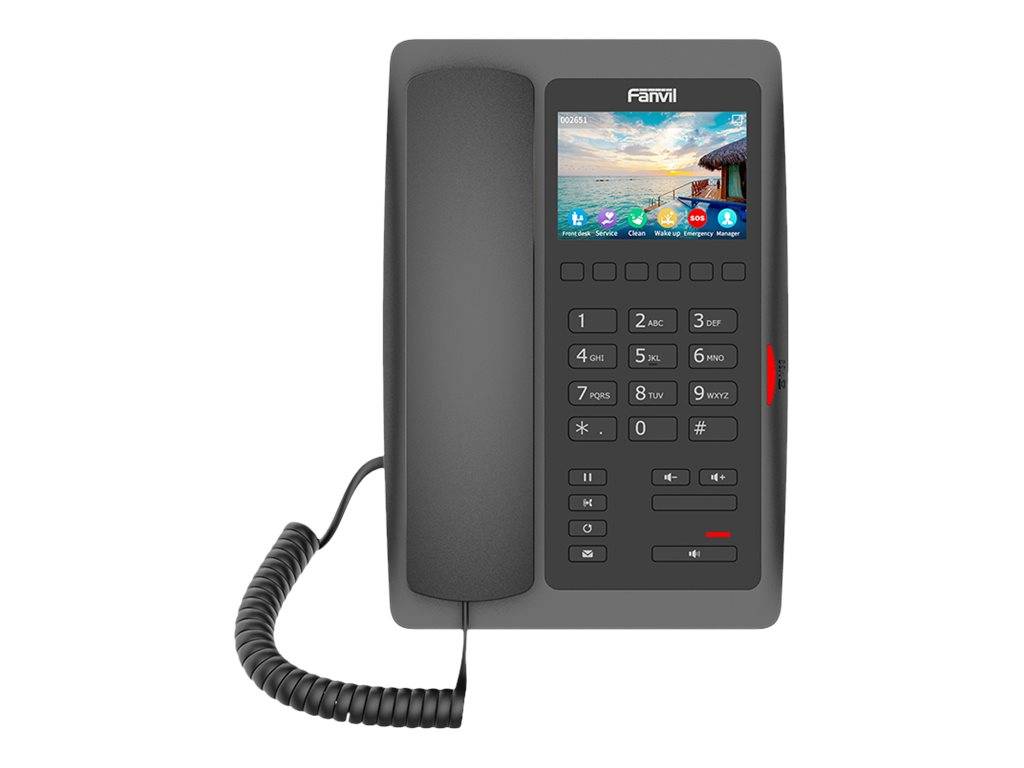 Fanvil H5W - VoIP-Telefon mit Rufnummernanzeige - SIP - RTCP - RTP - SRTP - SIP