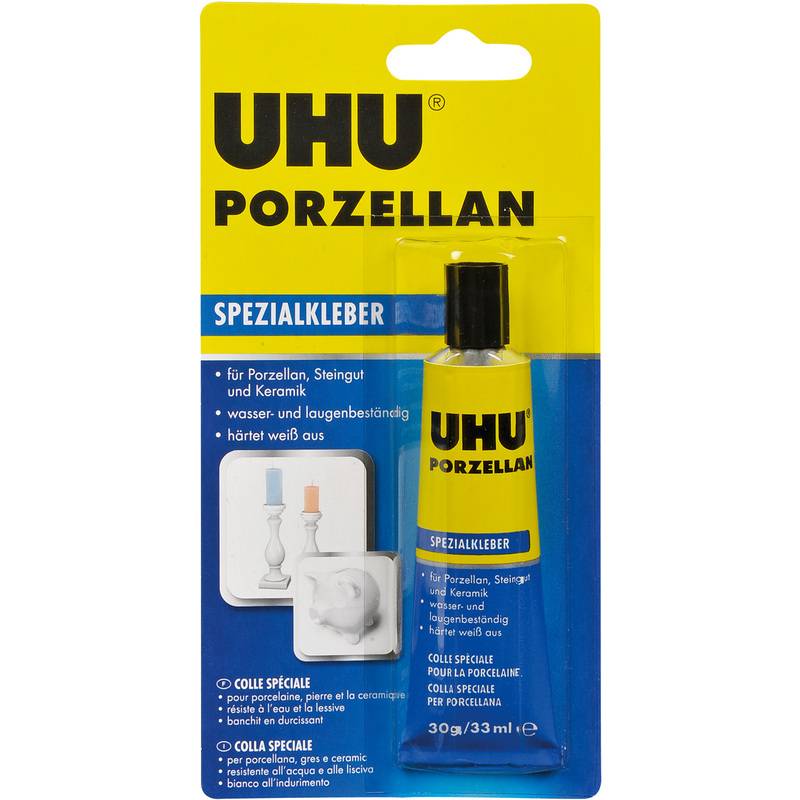 UHU Spezialkleber PORZELLAN, 30 g in der Tube