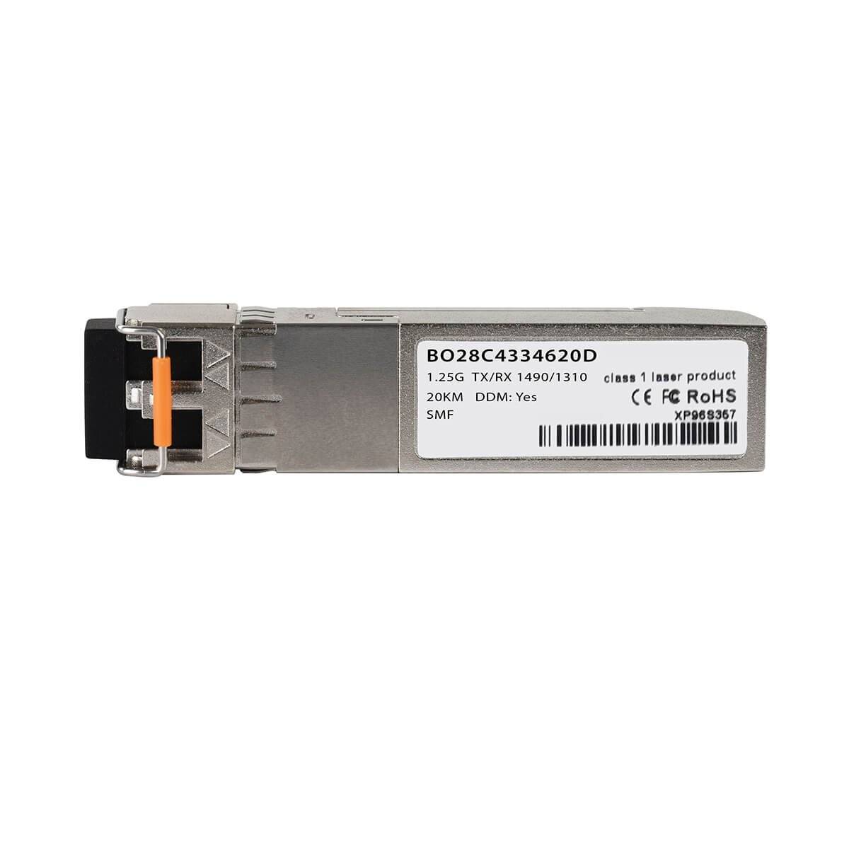 BlueOptics BO28C4334620D cSFP Bidi Transceiver 1000BASE-2BX-D 20KM