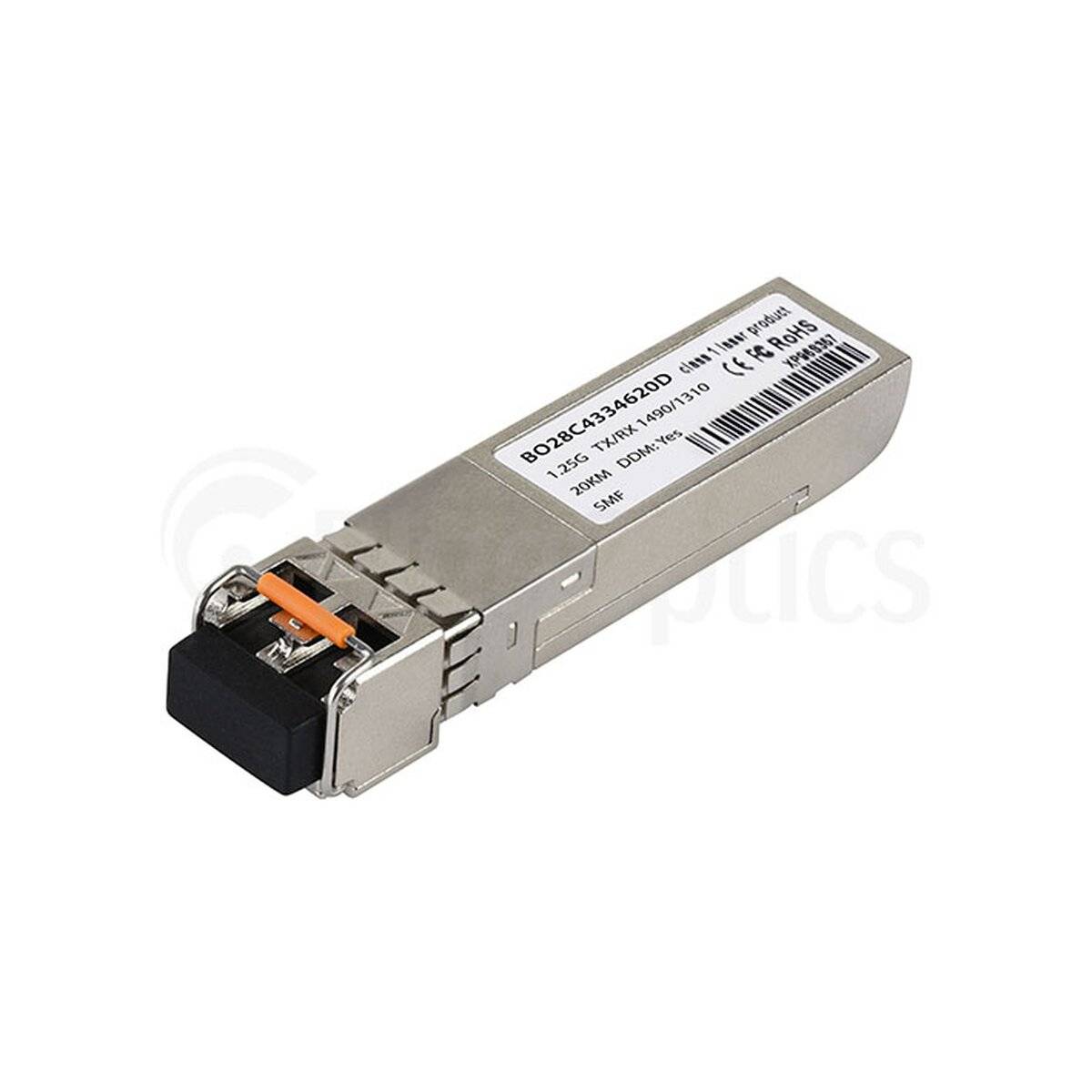BlueOptics BO28C4334620D cSFP Bidi Transceiver 1000BASE-2BX-D 20KM