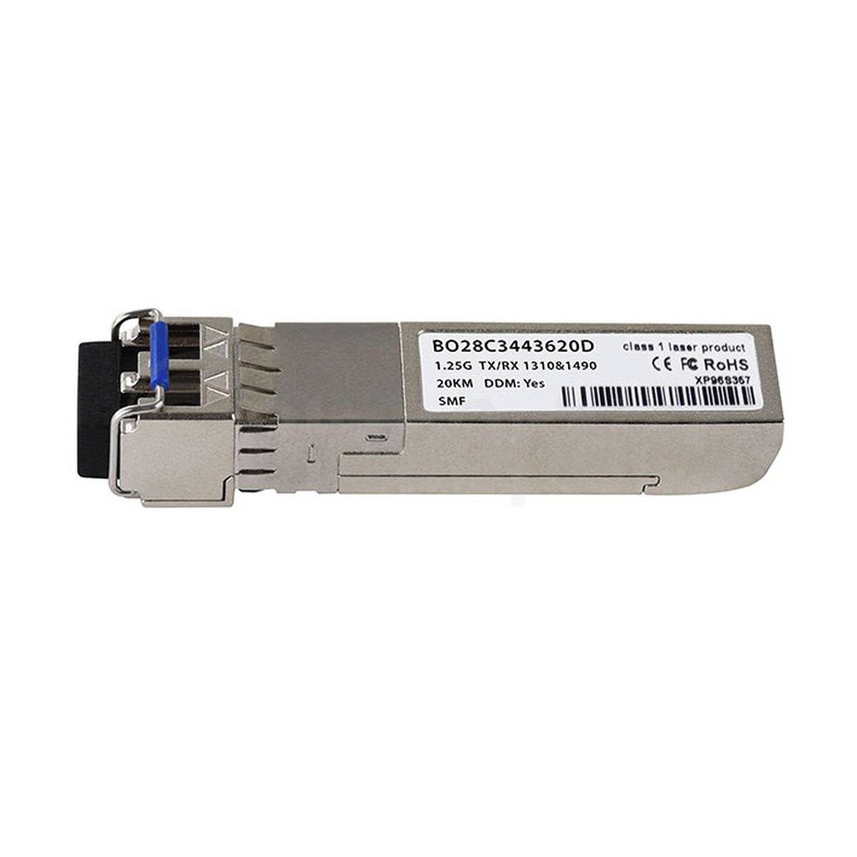 Huawei CSFP-GE-FE-BXU1 kompatibler BlueOptics cSFP BO28C3443620D