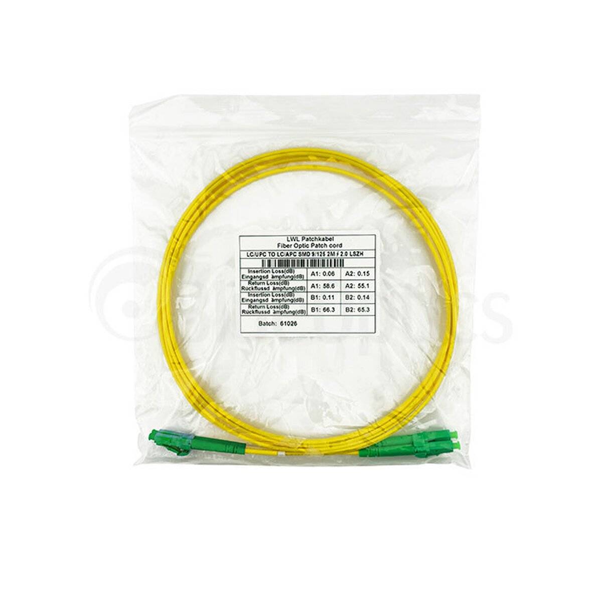 BlueOptics Duplex LWL Patchkabel LC-APC/LC-APC Singlemode 7.5 Meter