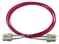 BLUEOPTICS - Duplex LWL Patchkabel SC-SC Multimode OM4 0.5 Meter