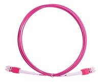 BLUEOPTICS - Duplex LWL Patchkabel LC Uniboot-LC Uniboot Multimode OM4 0.5 Meter