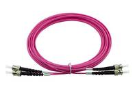 BLUEOPTICS - Duplex LWL Patchkabel ST-ST Multimode OM4 1 Meter